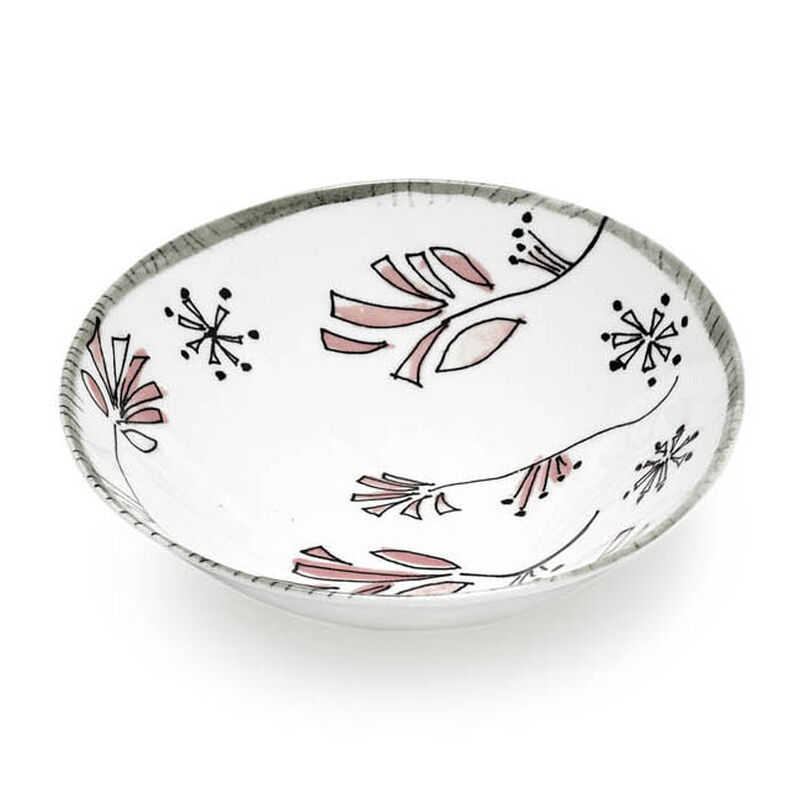 Marni Midnight Flowers Small Low Bowls Set Of 2 - Fiore Rosa image number 1